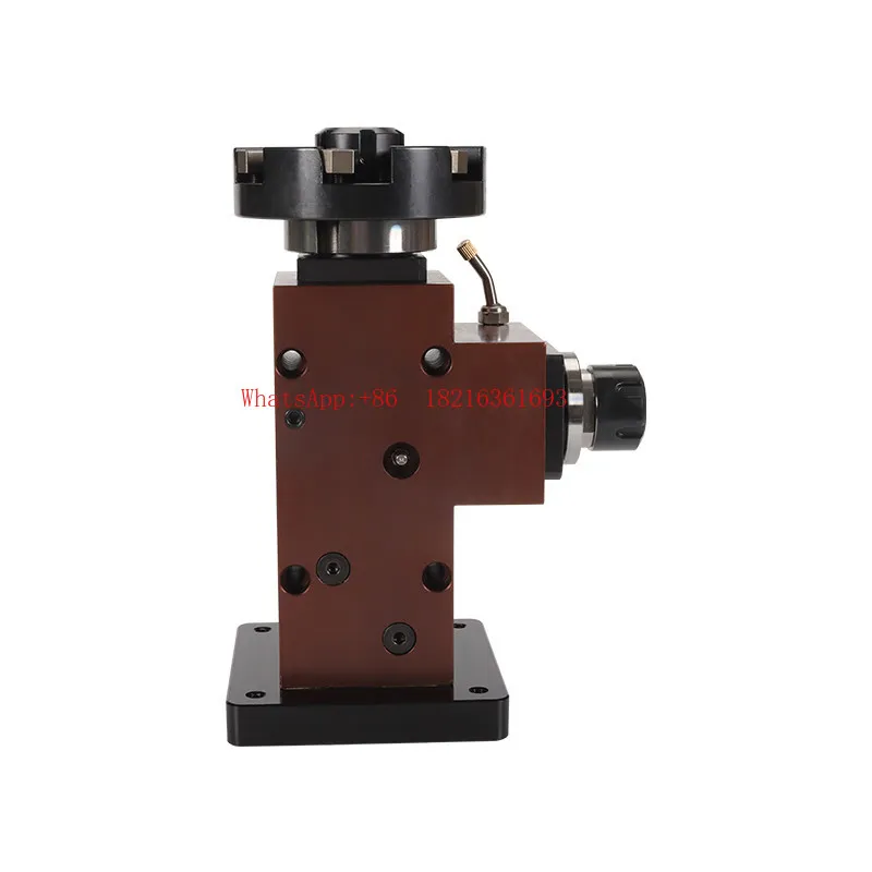 High Precision Turning and Milling Composite Power Head ER251+1 for Drilling, Tapping, and Chamfering on The Front and Side