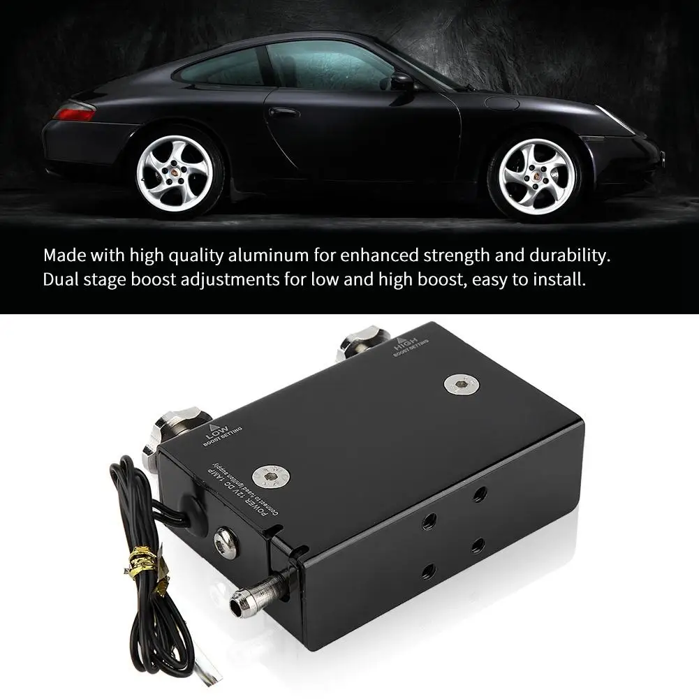 

Universal Electronic Adjustable Dual Stage Car Turbo Boost Controller Kit