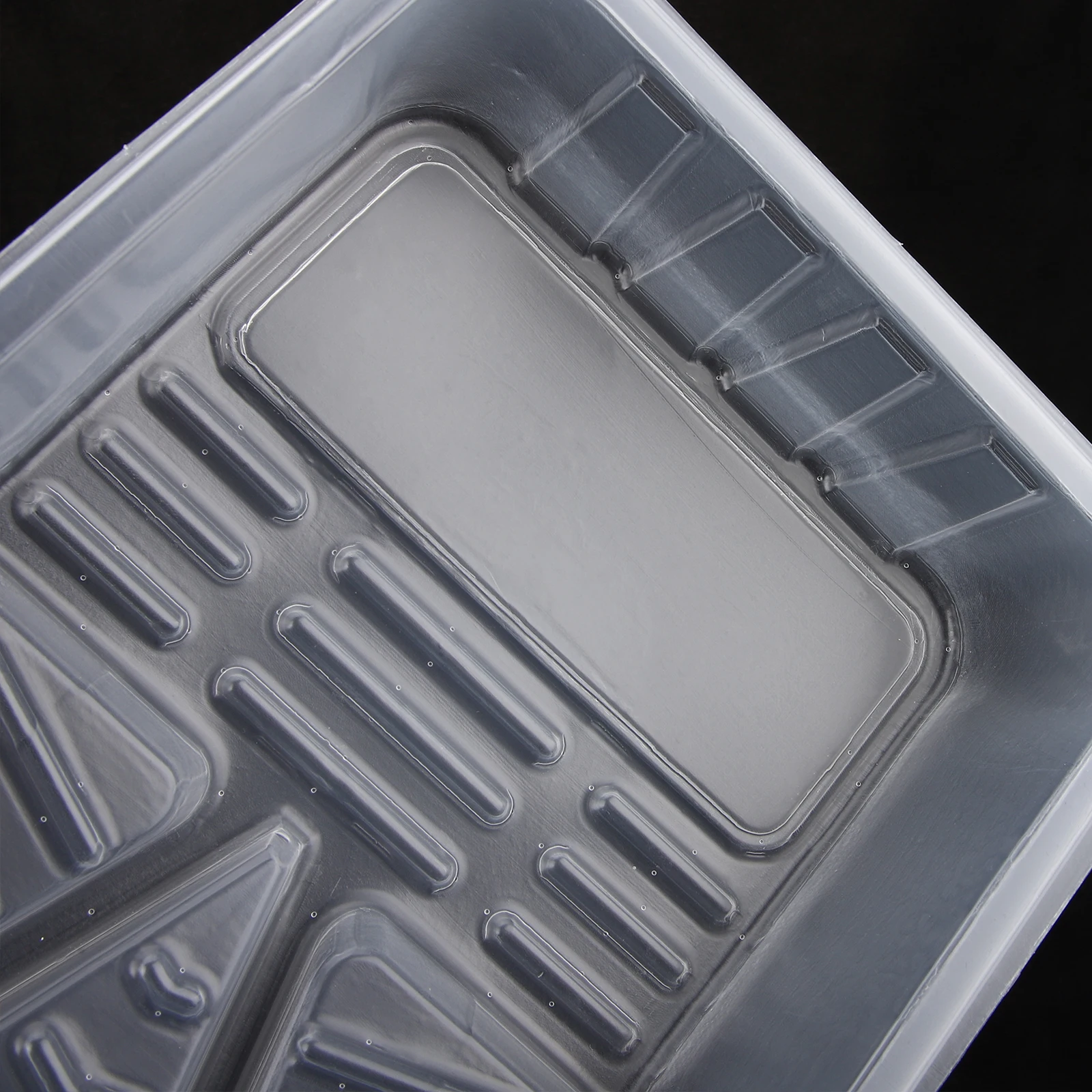 

4 Pcs Paint Tray Liner Plastic Roller Small Trays Painting Supplies Semi Transparent Proper Size Lightweight Convenient