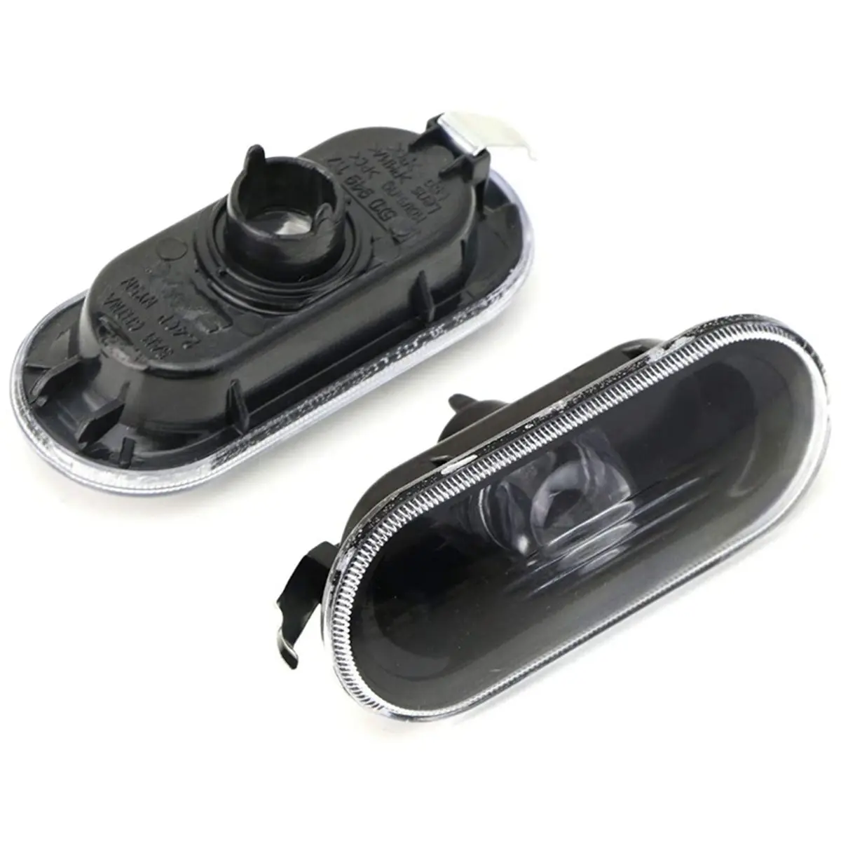 Efficient- 6Pcs Car Side Marker Turn Signal Warning Light Black Lamp Cover for MK4 Golf Jetta Bora,B5/B5.5 Passat,Beetle