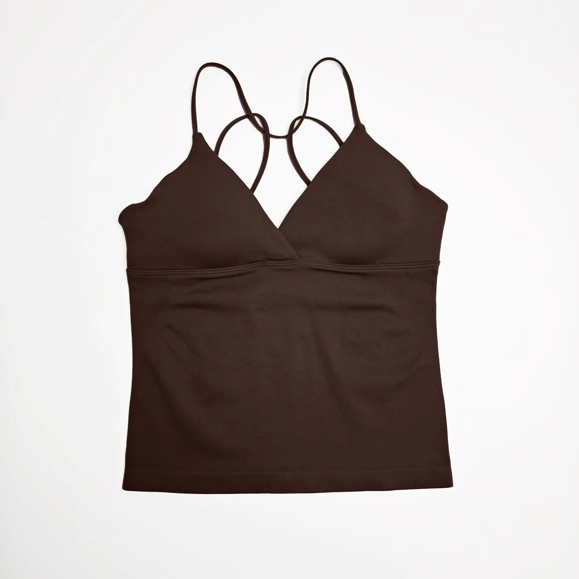 NCLAGEN Vision Twist Front Longline Top Women's Seamless Thin Straps Yoga Gym Workout Vest Running Tank Tops Fitness Clothing image 5