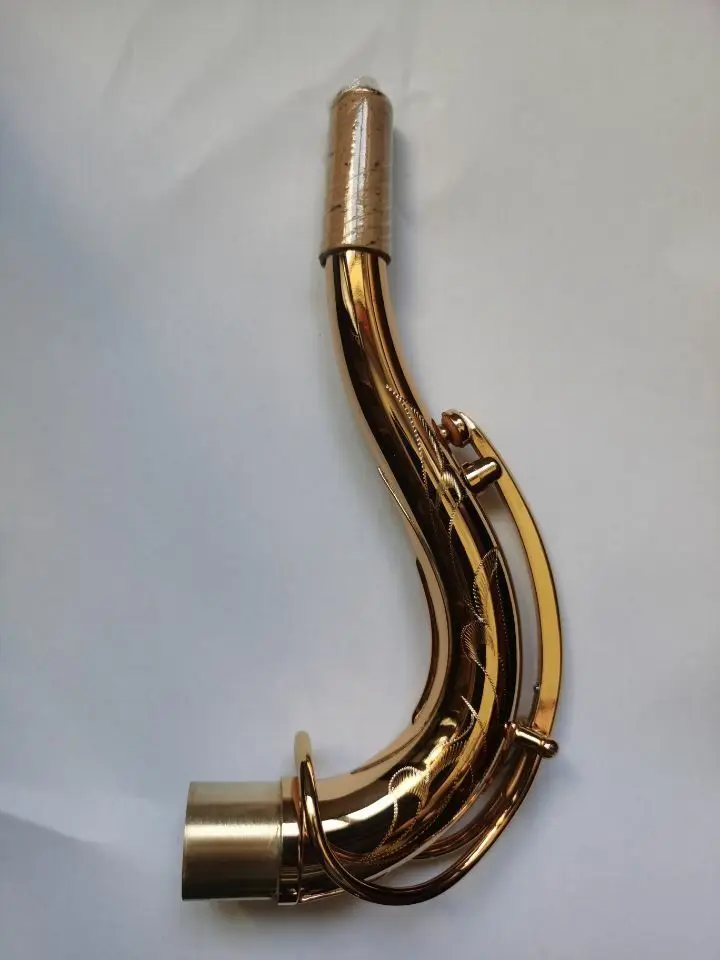 رقبة ساكسفون تينور من النحاس الألماني المطلي بالذهب من Pro Eastern Music SBA