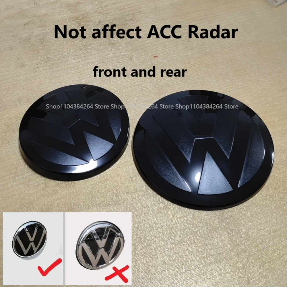 

Not affect ACC Radar Front Grill Emblem Badge Shell Rear Trunk Hatch Lid badge For Golf 6 7 7.5 8 Polo Passat Jetta Tiguan