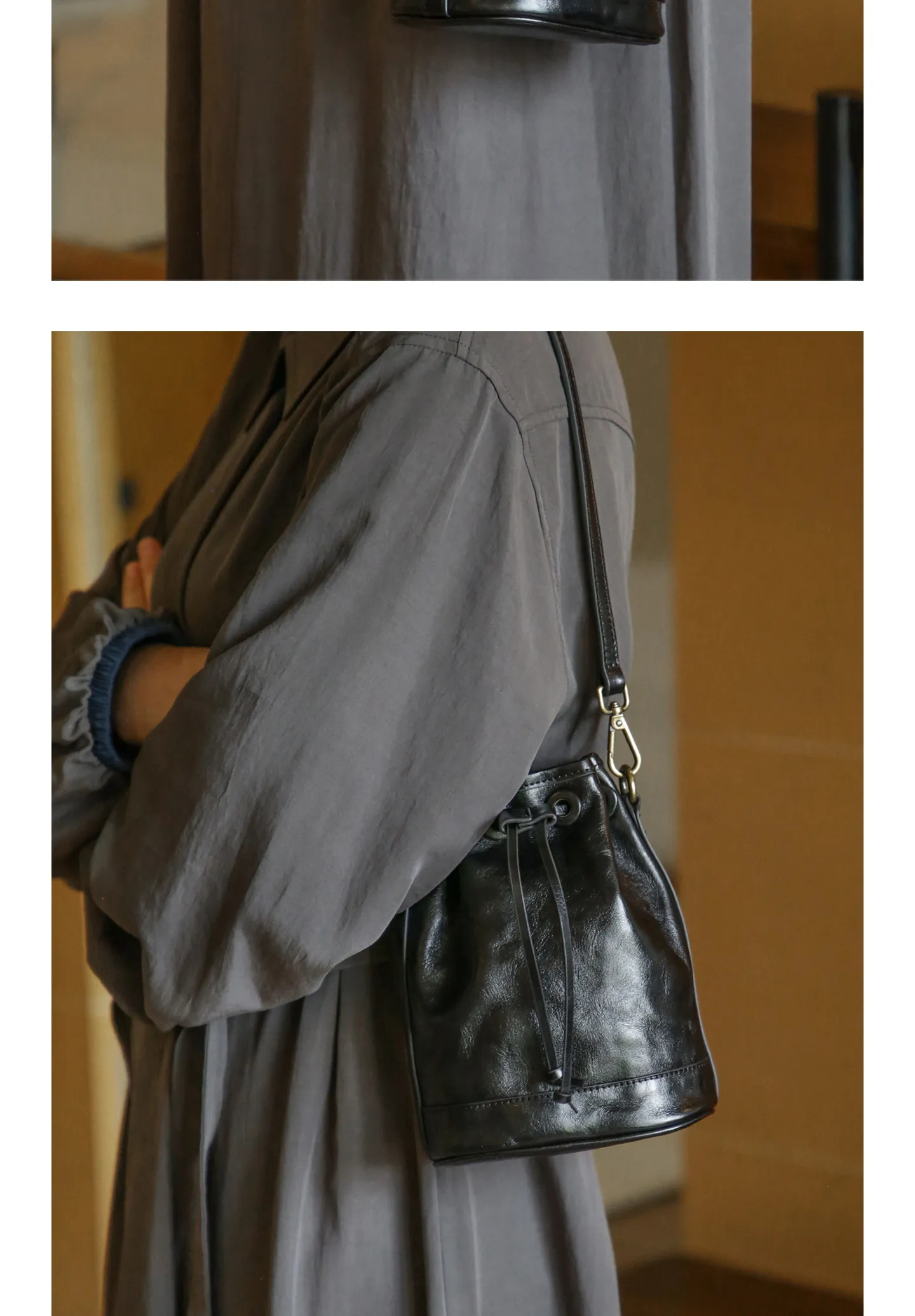 PNDME Modedesigner handgefertigte Luxus-Umhängetasche aus pflanzlich gegerbtem Rindsleder für Damen, lässige Reisetasche aus echtem Leder – Detail 15