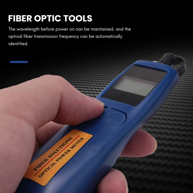 6 Wavelengths Mini Optical Power Meter Tester -50 To 26 Optical Fiber Tester Optical Work Rate Meter Handheld FTTH