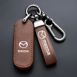 Leather Car Key Cover Case For Mazda 2 mazda 3 mazda 5 mazda 6 CX-3 CX-4 CX-5 CX-7 CX8 CX-9 CX30 CX-302019 2020 Atenza Axela MX5