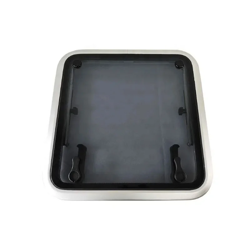 

Marine Customized Tempered Glass Skylight Escape Hatch Window Aluminum Boat Deck Hatch for Boats Yacht RV