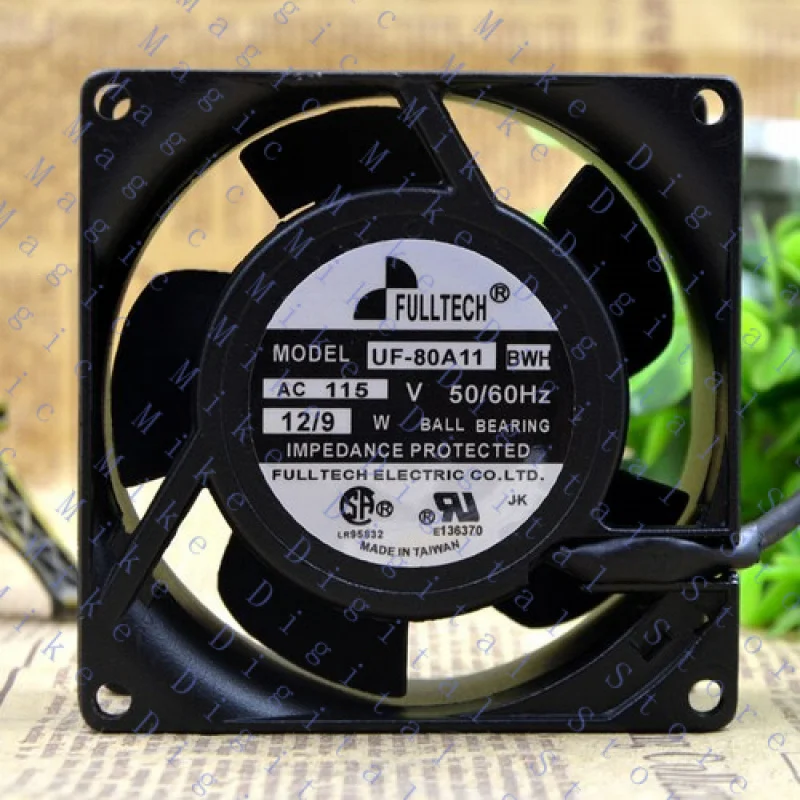 H  1 PCS FOR FULLTECH Fan UF-80A11 BWH AC 115V 12/9W 8CM 8038 2 WIRE