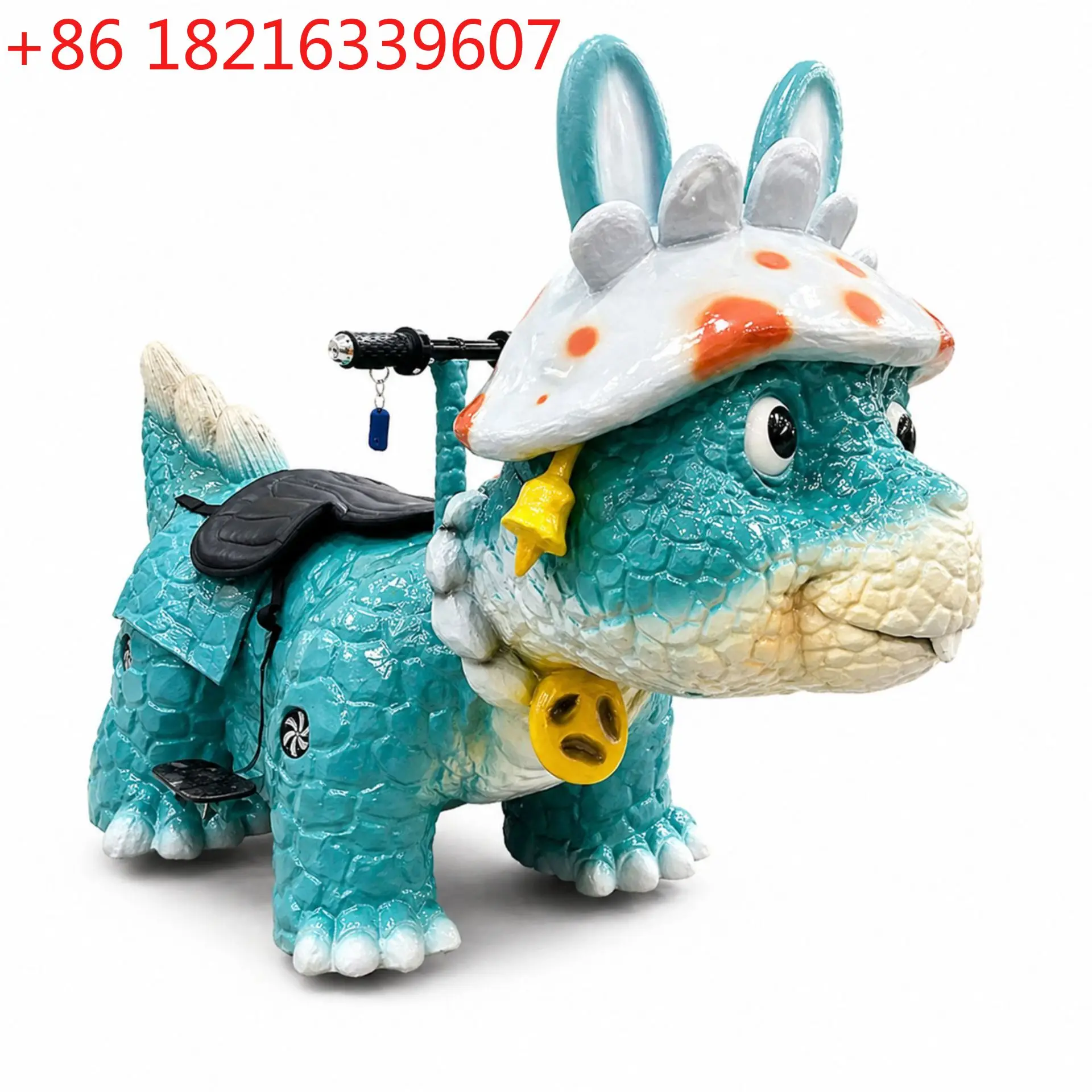 YAO riding dinosaur car, unicorn battery car, parent-child interactive car, electric bicycle amusement equipment