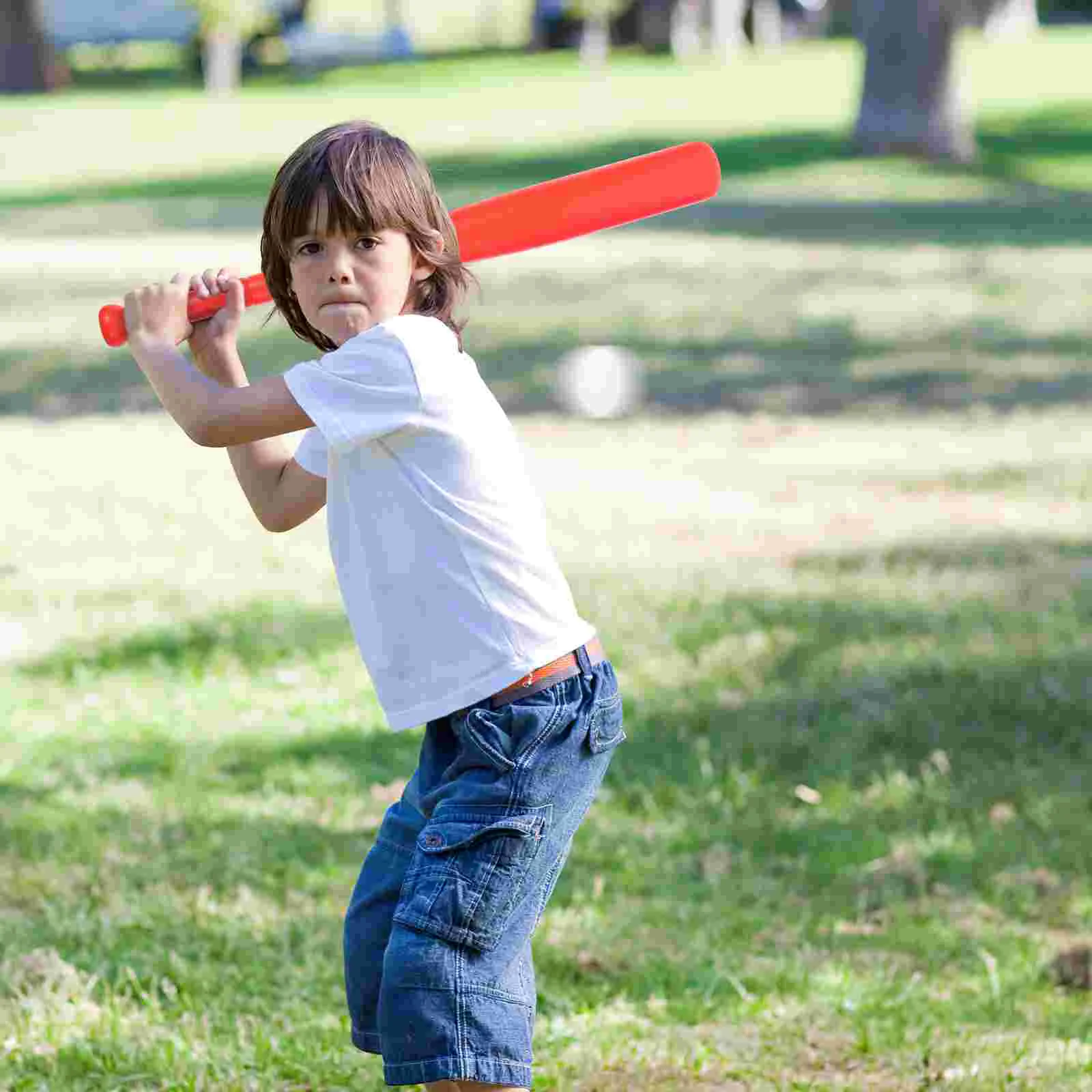 Plastic Baseball Bat Kit for Kids, Toy for Children, Esportes ao ar livre, Vermelho, Amarelo, Azul, Verde, Cada Conjunto