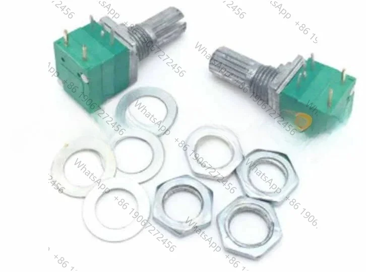 10pcsB5K/10K/20K/50K/100K/500K RV097NS RK097N/G Audio Amplifier Sealed Linear Volume Potentiometer Resistor 15mmShaft 3/5/6/8Pin