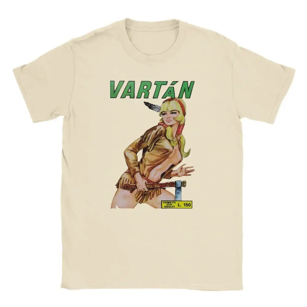 Vartan T Shirt Old vintage comics design tee Style hot Italian graphic