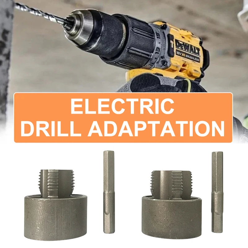 For Plumbing Tasks Pipe Tapping Tool DIY Plumbing Internal And External Die Cutter Solution