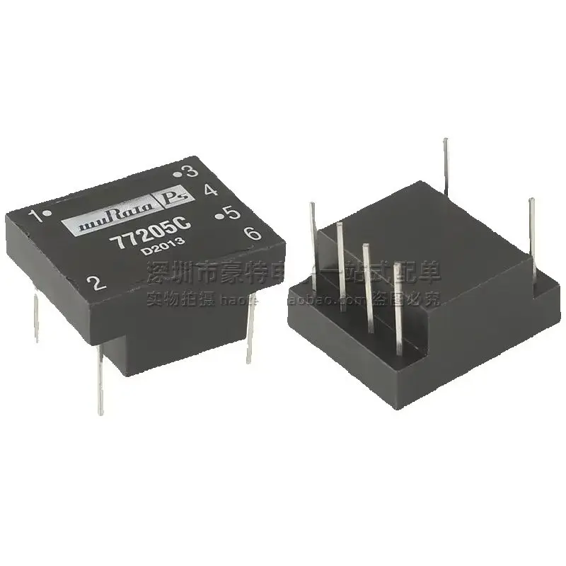 2pcs/ 77205C imported plug-in brand new 4MH 1:1:1 4KV pulse signal isolation switching power supply transformer