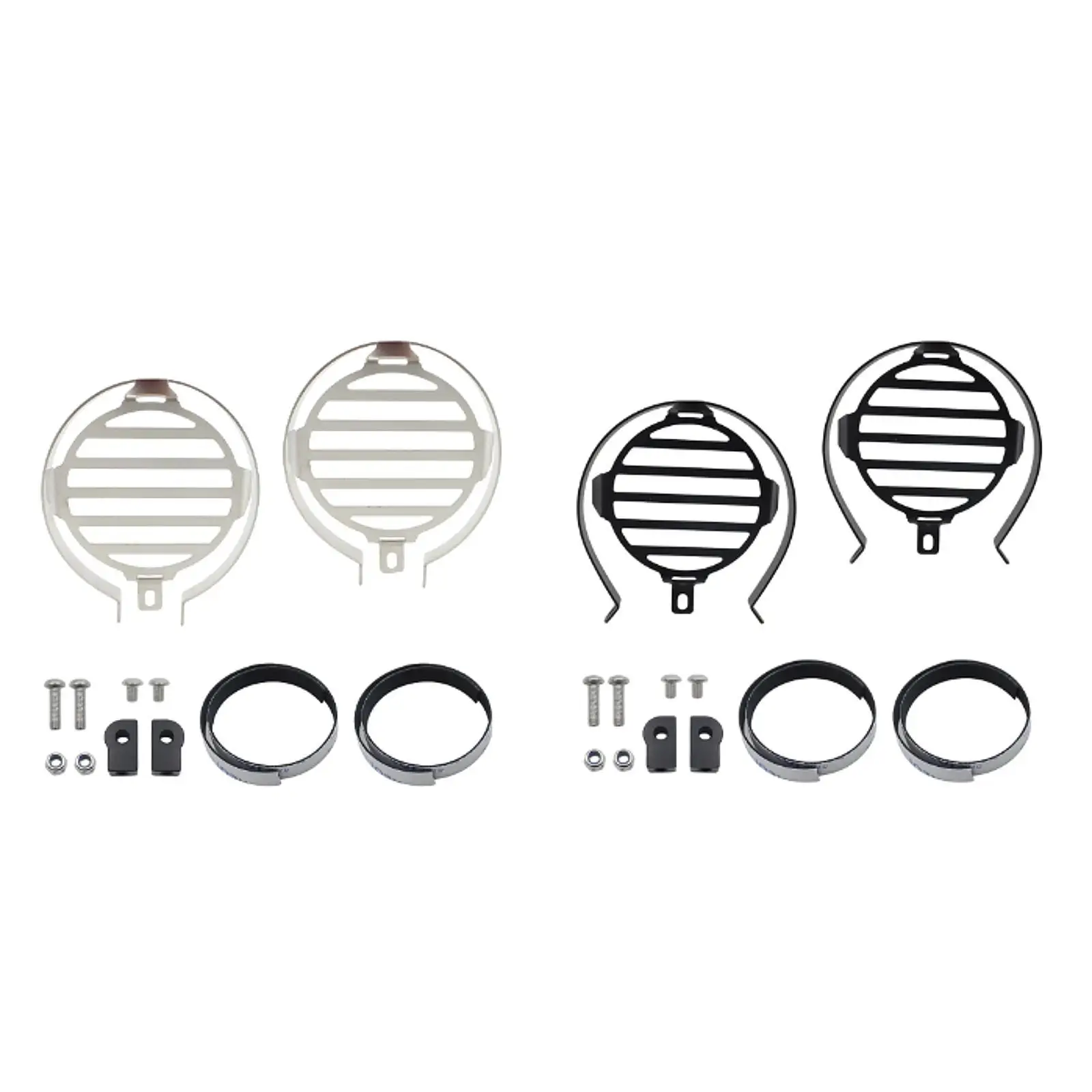 قطعتان من أغطية مصابيح الضباب للدراجات النارية تحل محل قطع الغيار الاحترافية