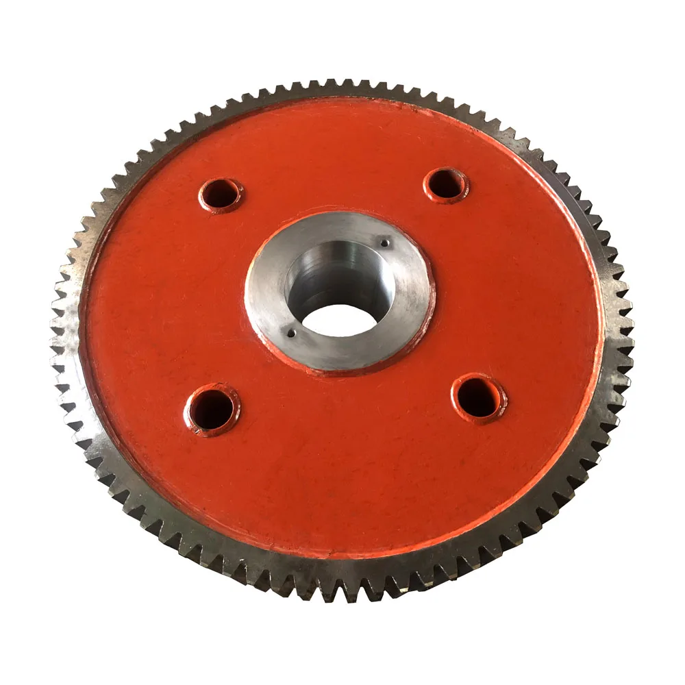 Heavy Duty Custom Large Steel Ring Gear Nonstandard 20 Pressure Angle for Industrial Transmission Hobbed OEM Part 1000kg