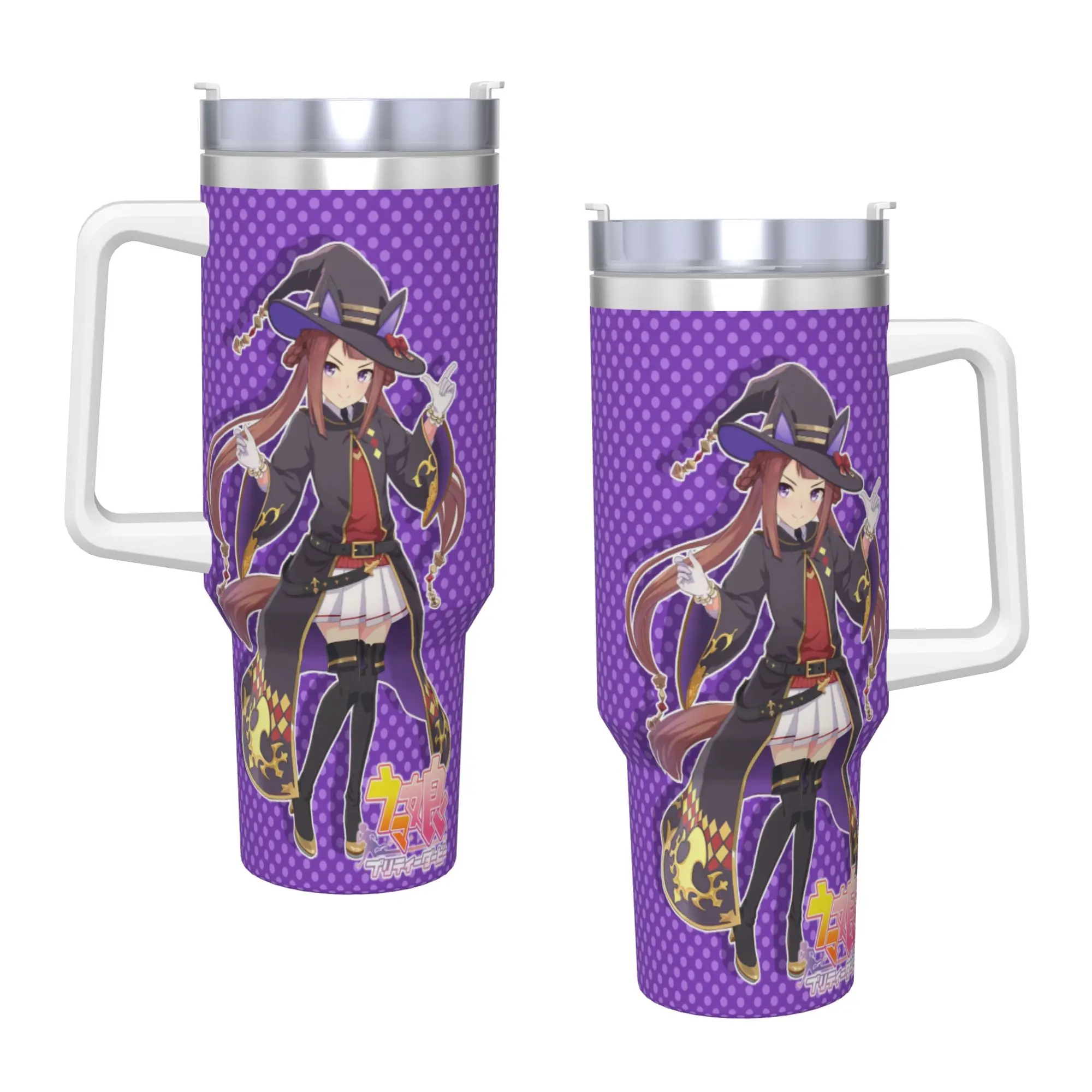 Stainless Steel Tumbler Sweep Tosho UmaMusume Pretty Derby Coffee Mug  Leakproof Cold Drink Mugs Cup Travel Custom Water Bottle