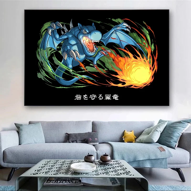 Pokemon Anime Eeveelution Charizard Poster Kawaii Eevee Canvas Painting Wall Art Prints Living Room Decor Pictures Mural