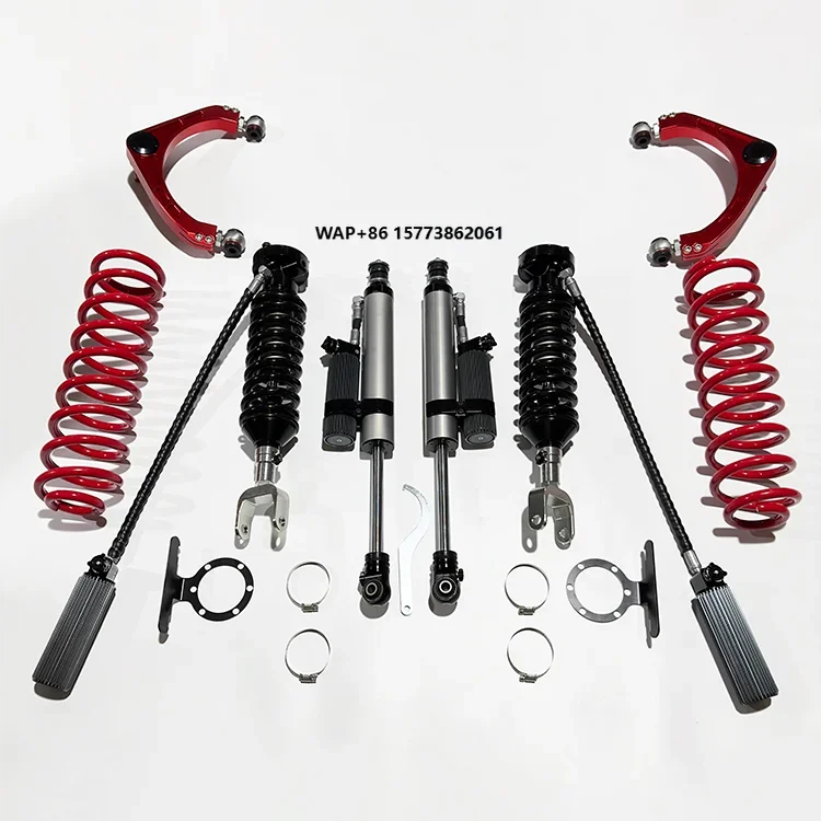 For 1500 Black 2-Inch Lift Kit with Front/Rear 2.5-Inch Shocks and Dual Adjustable Compression/Rebound