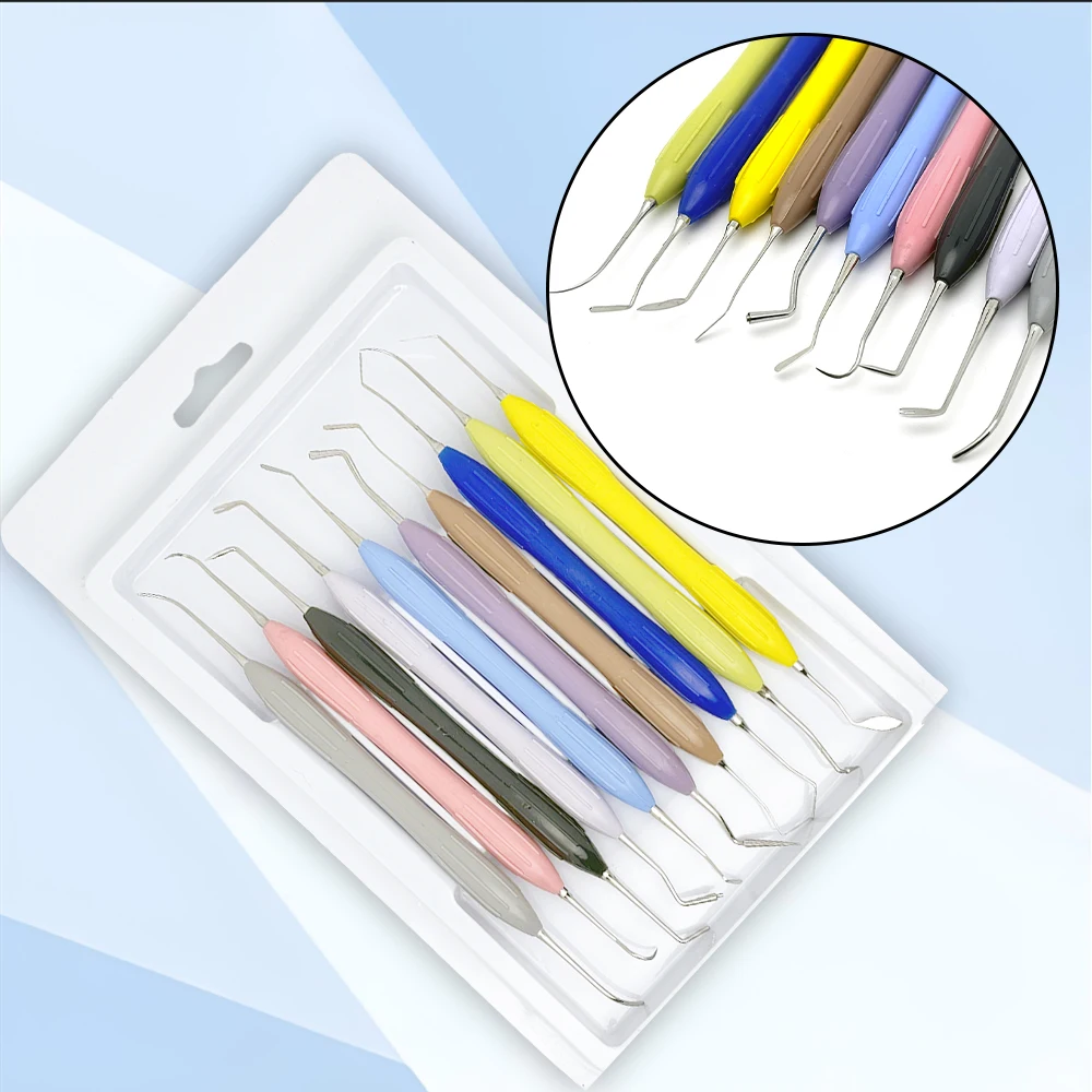 

Набор наполнителей для стоматологической смолы — пластиковый комод с силиконовой ручкой для эстетического восстановления, нож из смолы и инструмент-лопатка