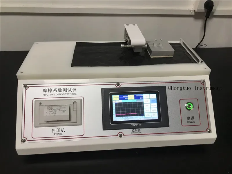Dynamic Coefficient of Friction Tester for Lab Plastic Film ASTM D1894 - Research And Quality Control COF Machine