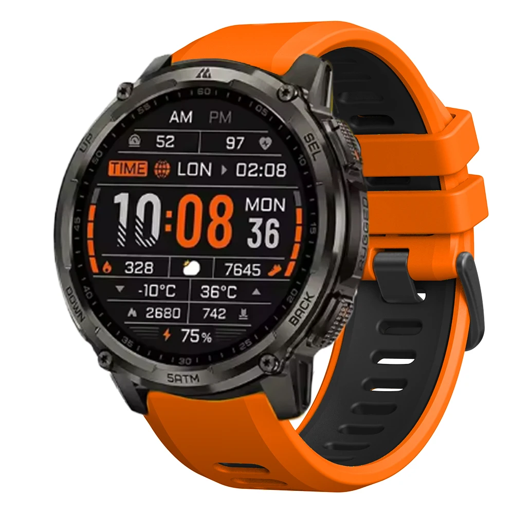 Bands For KOSPET Tank T4 T4C 22mm Watch Strap For KOSPET Tank T3 Ultra 2/ KOSPET Tank M4 M4C M3 Ultra M2 Silicone Sport Bracelet