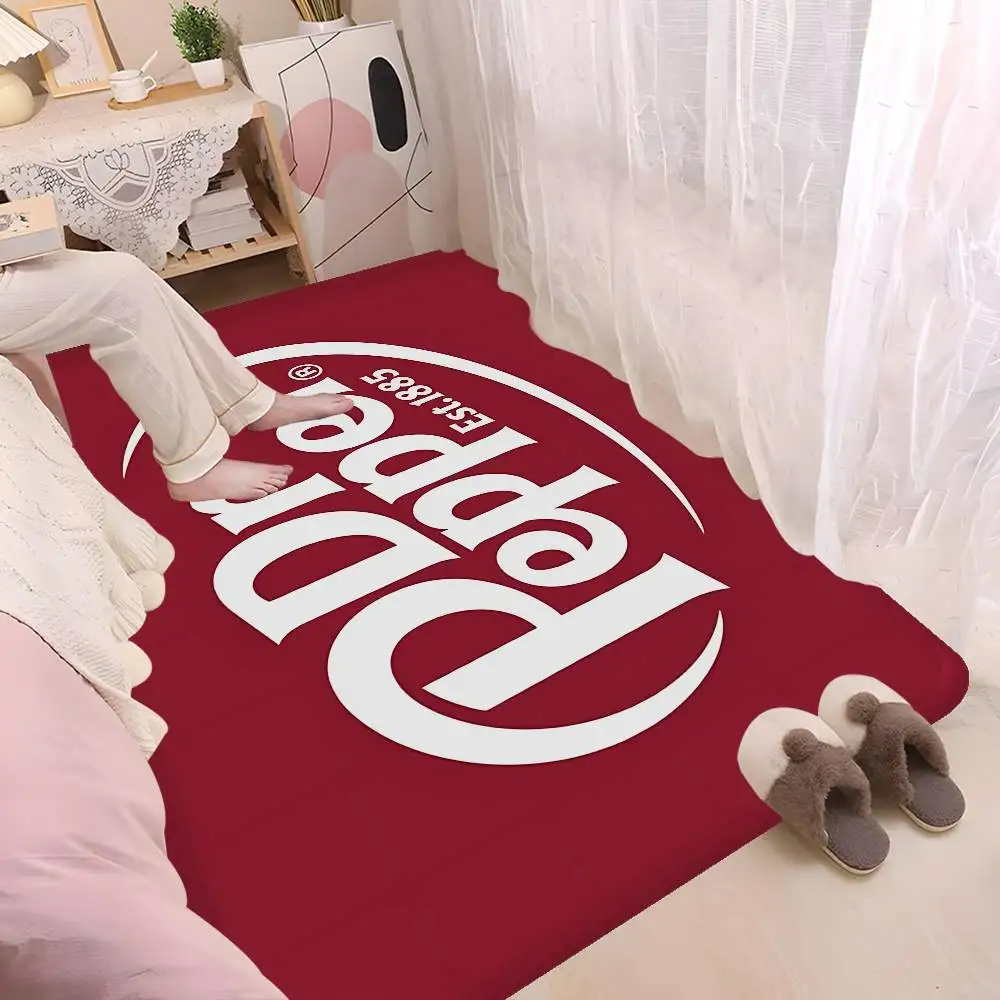Classic Logo D-Dr P-Pepper Entrance Door Mat Nordic Style Bedroom Living Room Doormat Home Balcony Anti-Slip Modern Home Decor