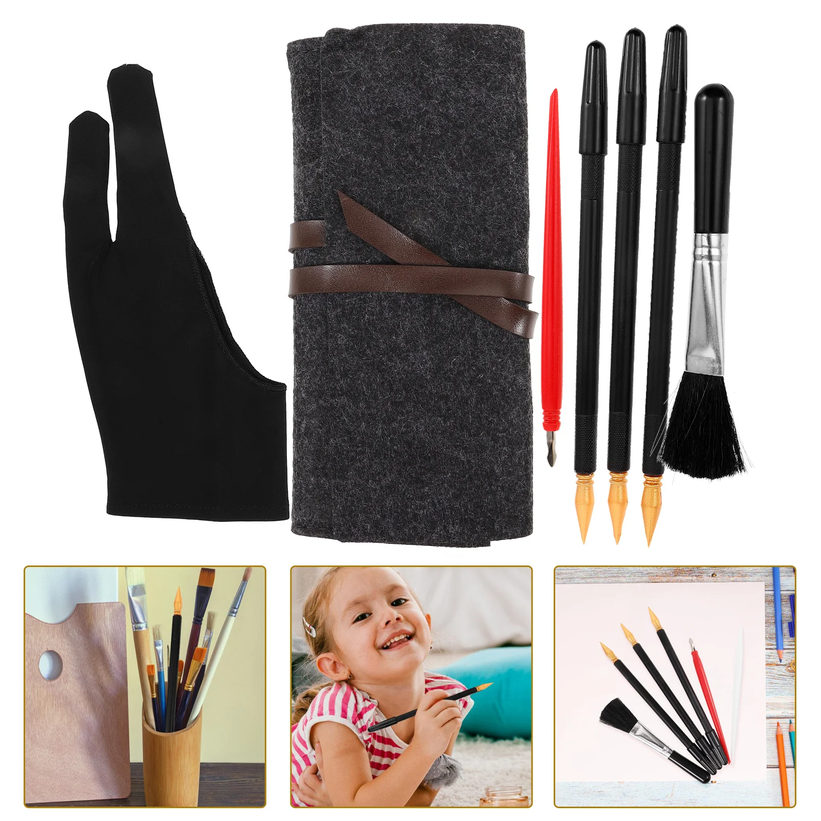 

1 set 1 Set Scratching Drawing Tools Kit Painting Stylus For Scratch Board Art Craft Diy Paper Art Set Teaching Equipment