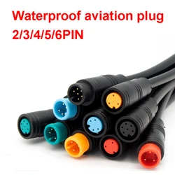1pair male+female E-bike Line M8 Signal Speed Sensor Extension Cable 2 3 4 5 6 Pin Electric Bicycle IP65 Waterproof Joint