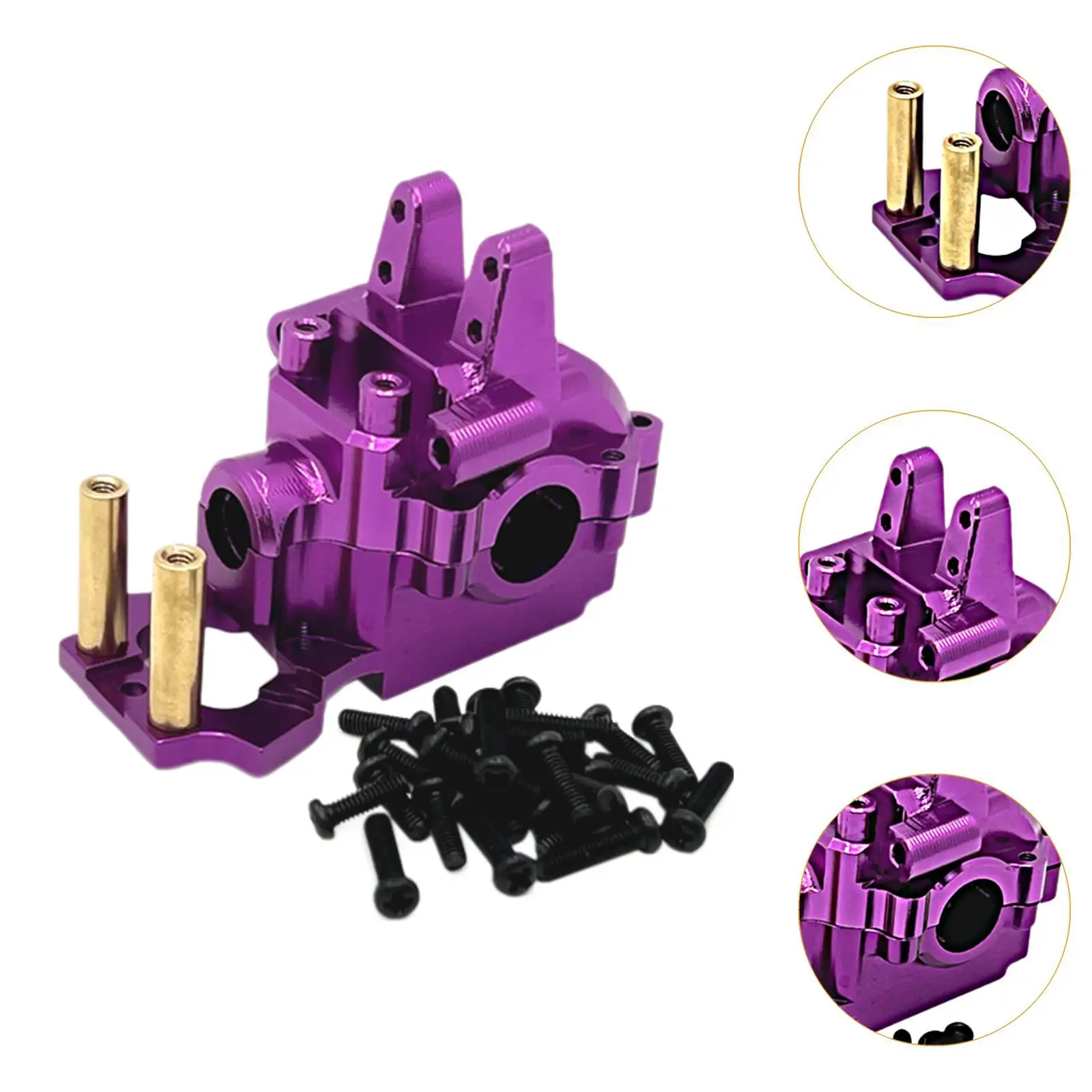 1:14 RC รถฝาครอบเกียร์ด้านหน้าอลูมิเนียมสําหรับรุ่น 14303 14210