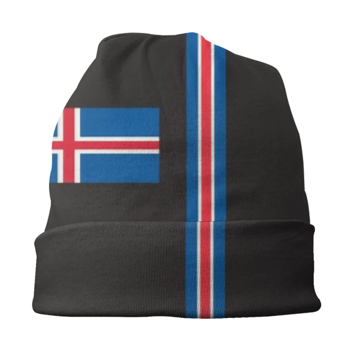 Iceland Flag Beanie Cap Unisex Winter Warm Bonnet Homme Knitted Hats Fashion Outdoor Ski Patriotic Skullies Beanies Hats For