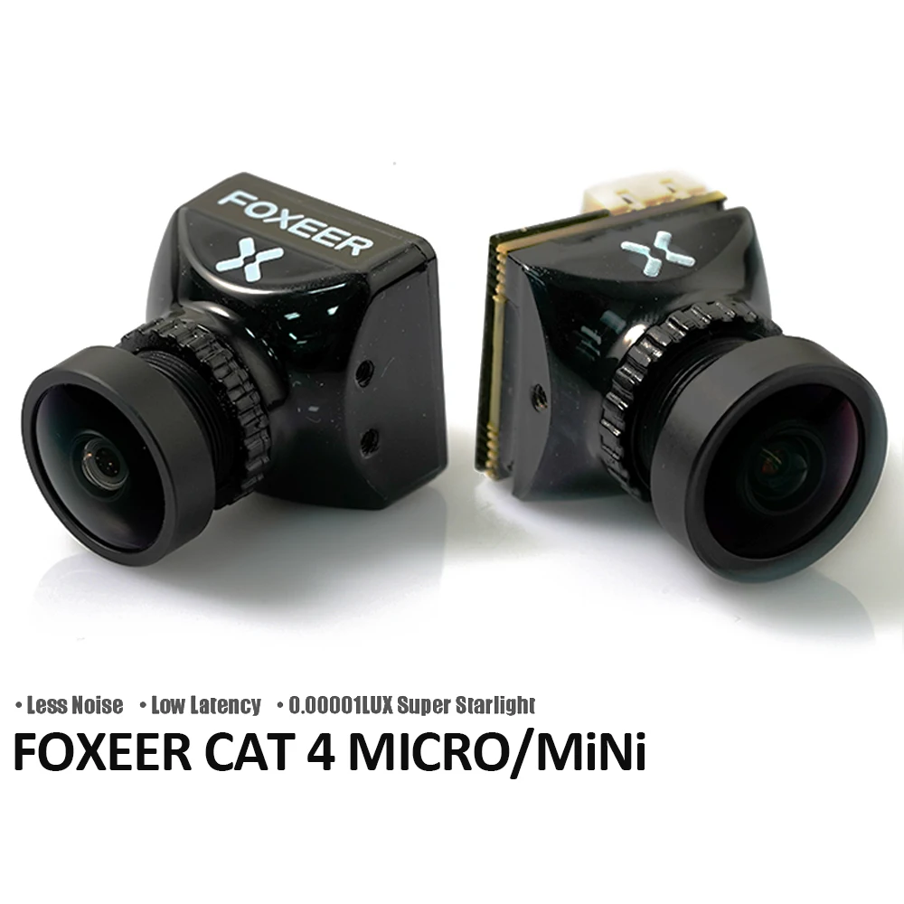

Foxeer Cat4 Cat 4 1200TVL Low Latency StarLight FPV Camera For RC FPV Drone
