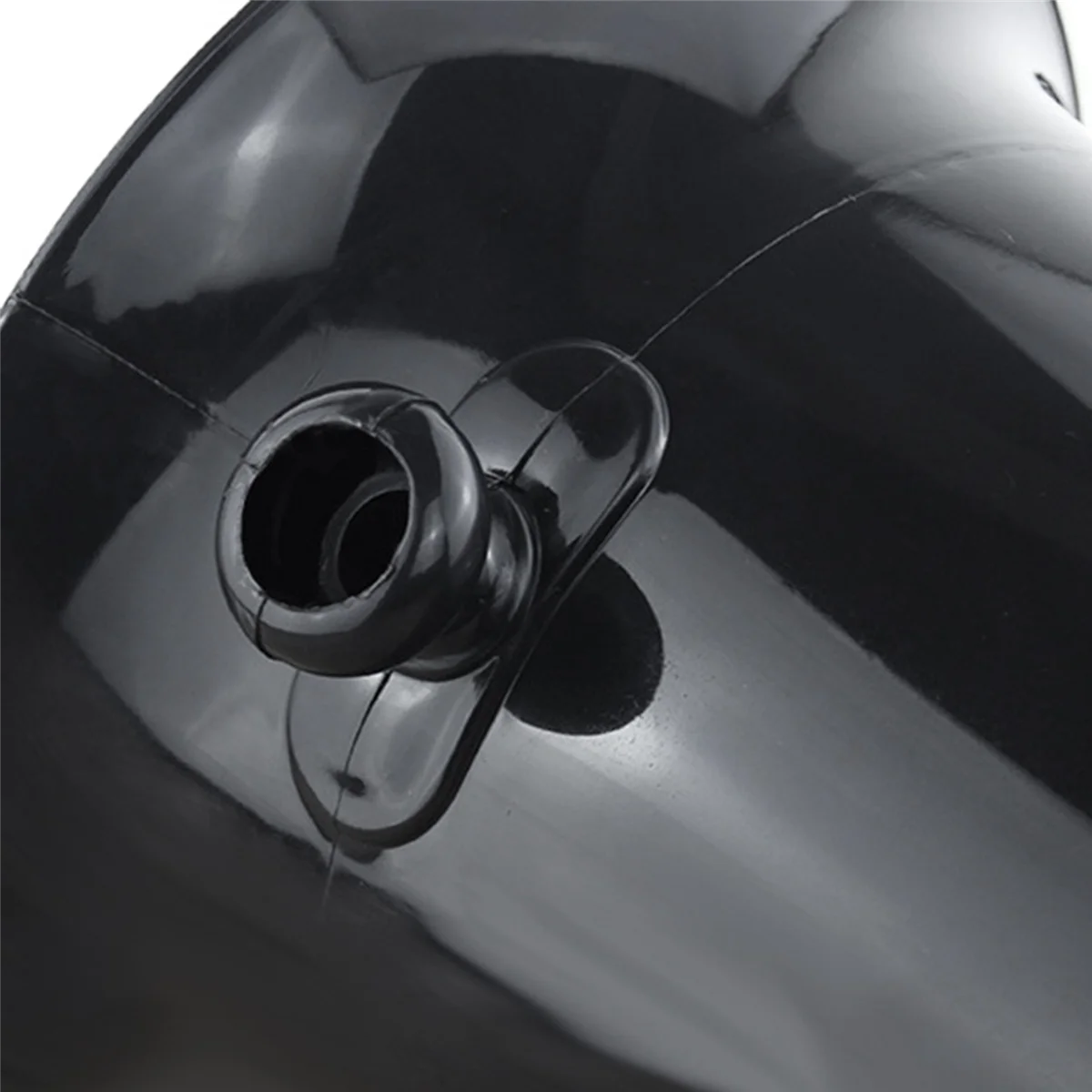 Escupidera de vino de plástico negro con despejo de vino, tamaño estándar con cubo de champán con embudo negro