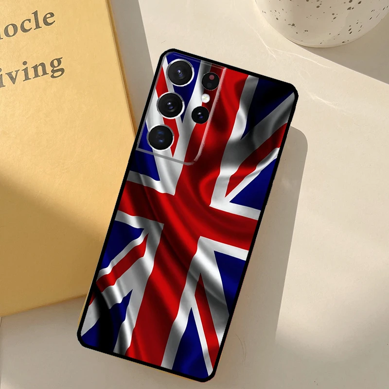 Union Jack British England UK Flag Case For Samsung Galaxy S21 S22 Ultra S20 FE S8 S9 S10 Note 10 Plus Note 20 Ultra Cover