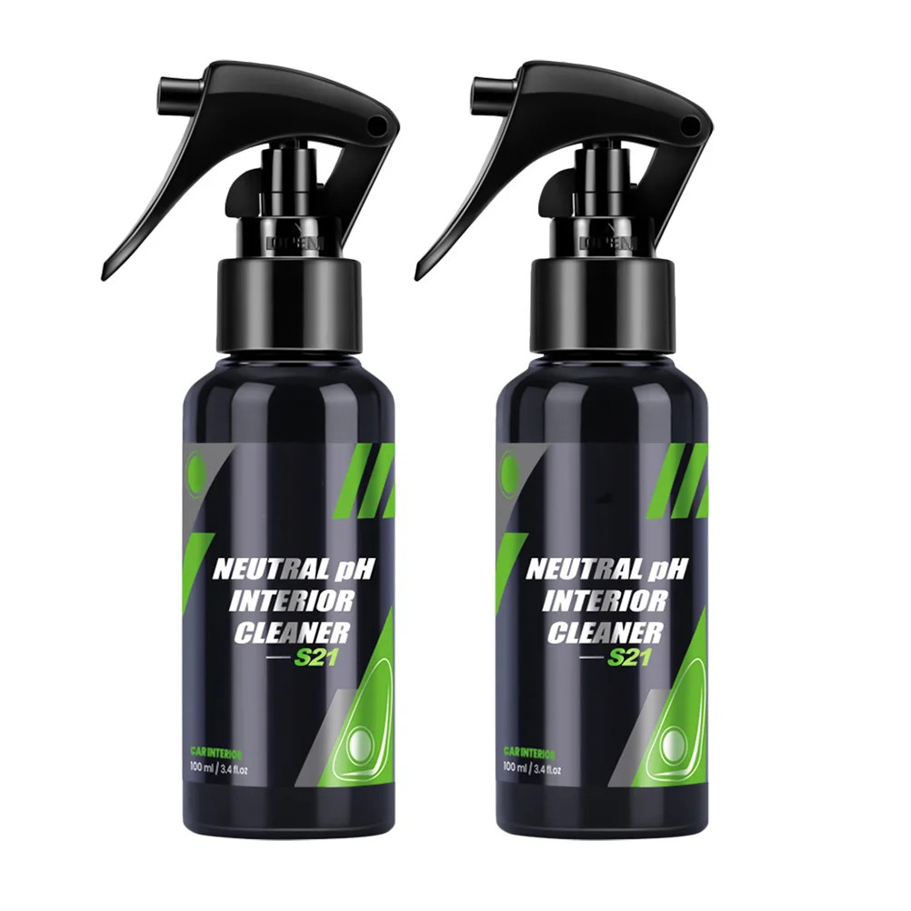 2 قطعة سيارة البلاستيك مرمم وكيل تجديد رائحة الحرة طويلة الأمد طقم صيانة مرمم السيارة