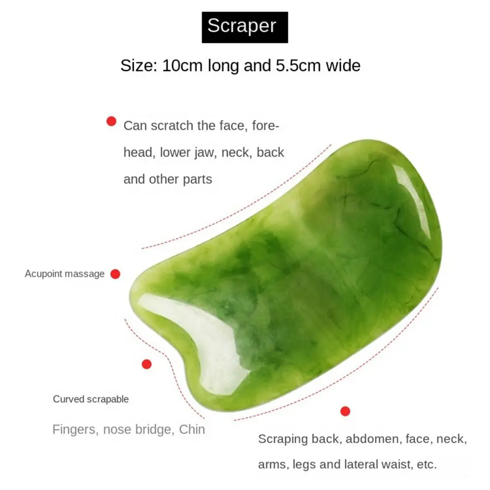 Herramienta de cuidado, peine de masaje de resina, terapia física adelgazante, masajeador Facial, tablero Gua Sha, raspador de raspado Facial, herramienta hermosa para el cuerpo