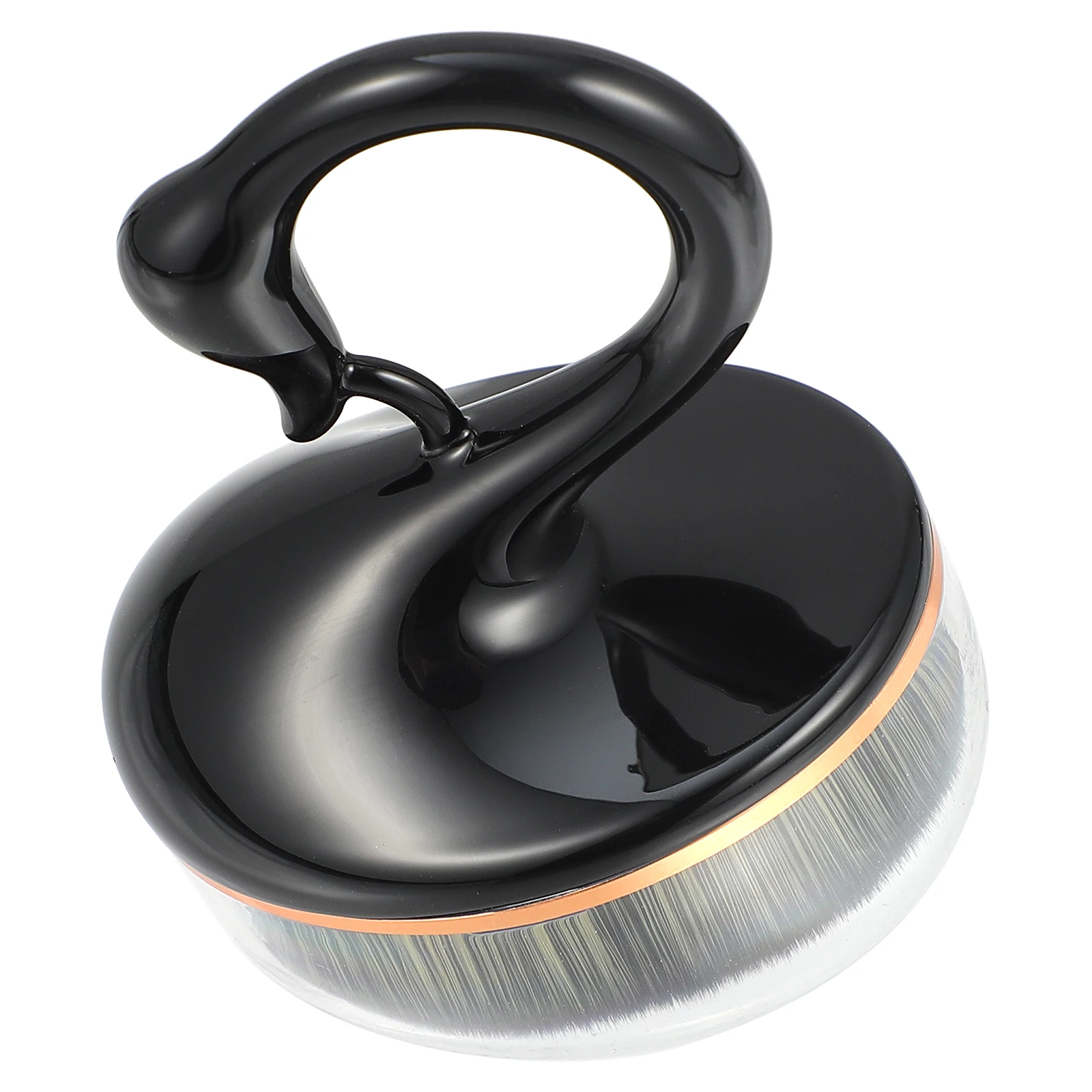 Foundation Oval Buffing Makeup Loose Powder แปรงหน้าด้านบนแบนสําหรับแปรงแป้งคอนซีลเลอร์ปกปิดฐาน