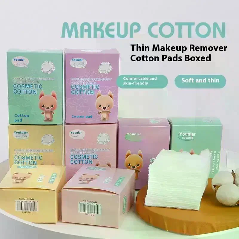 Thin Cotton Pads Soft Cotton Stretch Disposable For Face Wash Nail Polish Remover Cosmetic Makeup Tools 50/100PCS