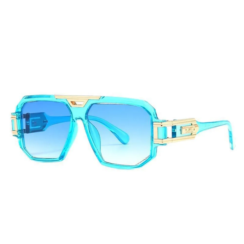 

Retro Square Full Frame Sunglasses Large Frame Oversized Anti-UV Glasses Eyewear PC Unisex Sunnies Driving