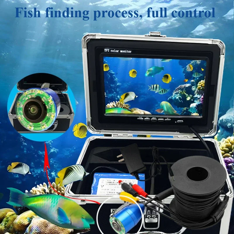 7-inch HD Visual Fish Finder, Underwater Camera Fishing Device, Night Vision Fish Finder Visual Anchor Fish Finder