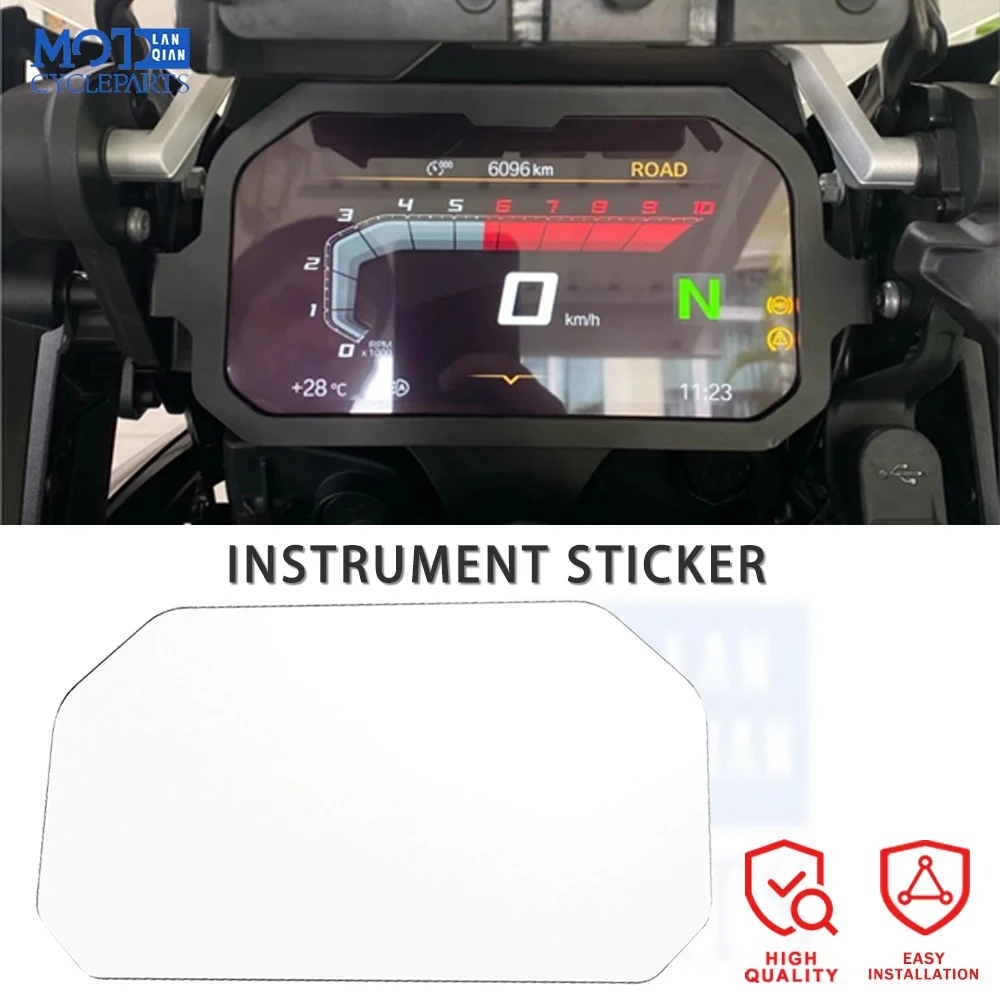 

For BMW R1300GS R1250GS R 1300GS 1250GS R1300 R1250 GS Motorcycle Scratch Cluster Screen Dashboard Protection Instrument Film