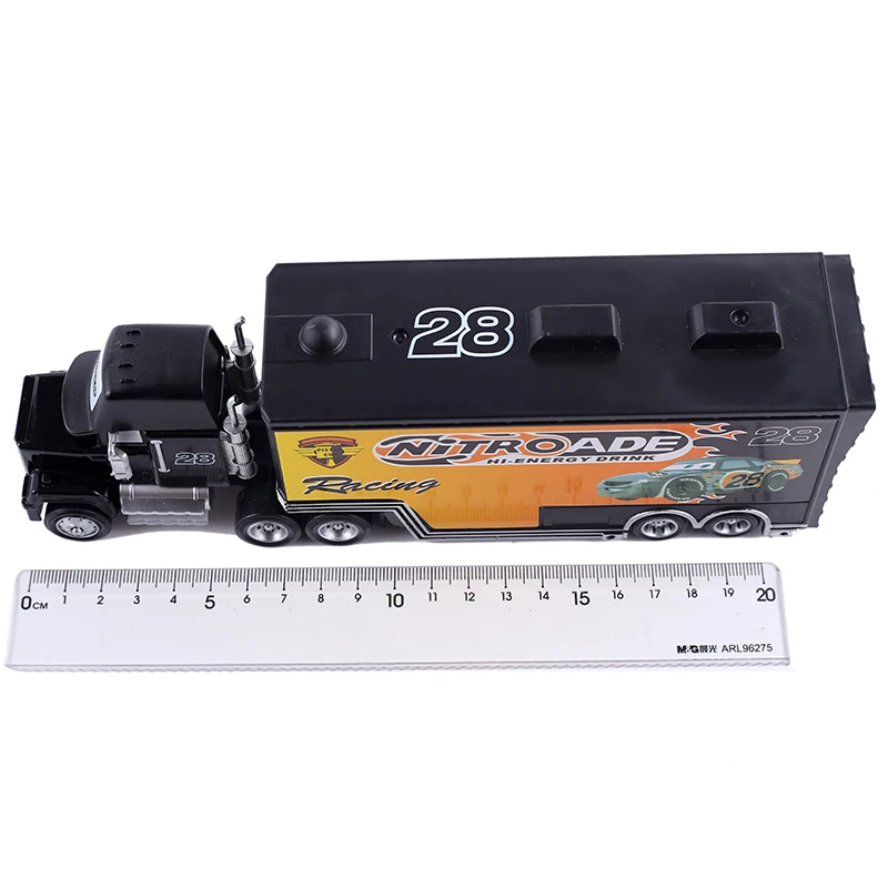 Neue LKW-Modellspielzeug-Sammlung Jackson Ramirez Chick Hicks King Lightning Hudson Truck mit Auto-Set, Legierung, Druckguss, Racer 3 2 1 – Detail 6