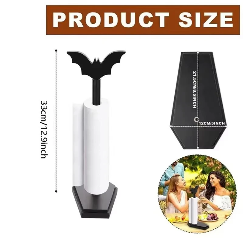 Halloween Tissue Holder Kitchen Appliances Kitchen Vertical Tissue Holder, Non Perforated Tissue Holder,Roll Holder