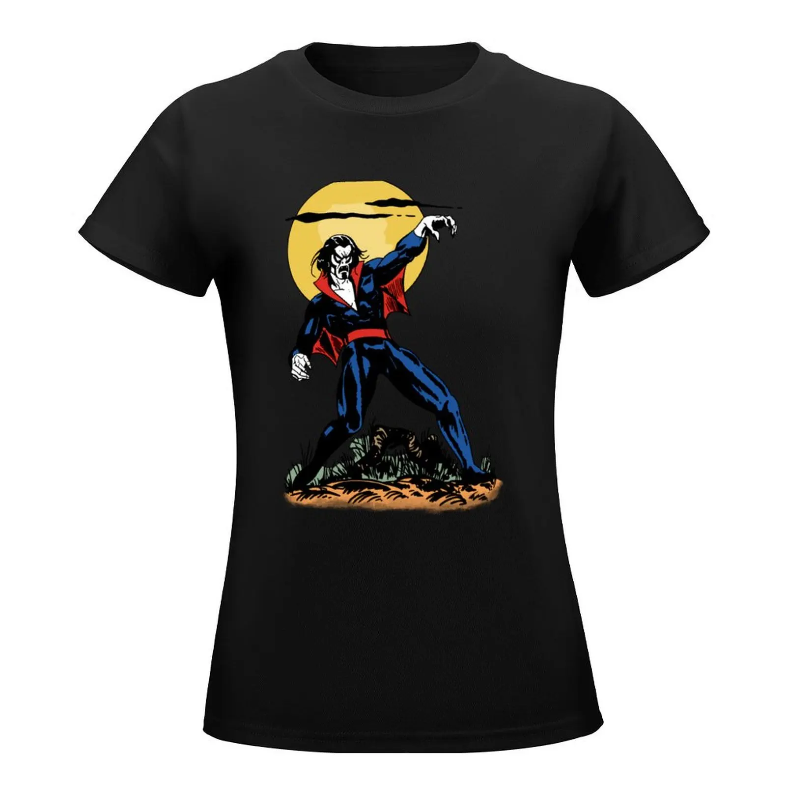 Perfect Gifts For Men And Women The Living Vampire! (background) T-Shirt funnys summer clothes tops new edition tshirts woman