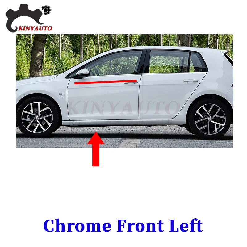 1PCS For Volkswagen VW Golf 7 7.5 Side Window Rubber Weatherstrip