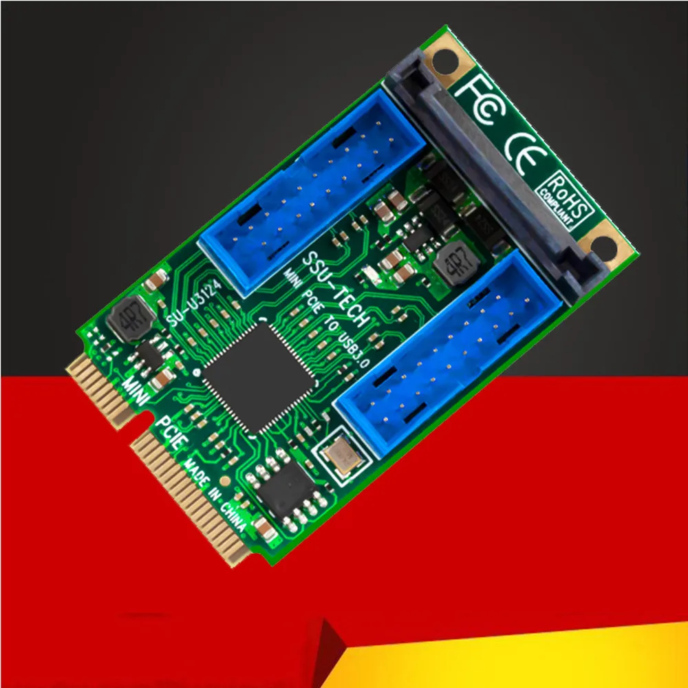 

Плата расширения Mini PCI-E на USB 3,0, 15pin SATA