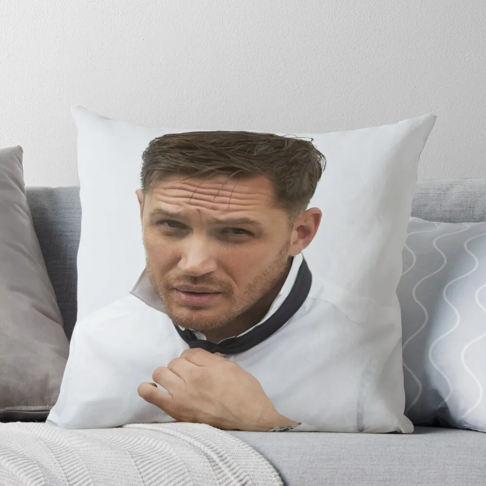 Tom Hardy Throw Pillow Embroidered Cushion Cover christmas ornaments 2024