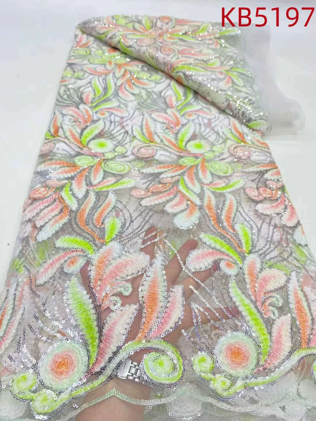 

Африканская ткань, кружево высокого качества, 2022, фиолетовый, сиреневый, расшитый бисером, французская сетчатая кружевная ткань, нигерийский тюль с блестками, кружево для шитья KB5197