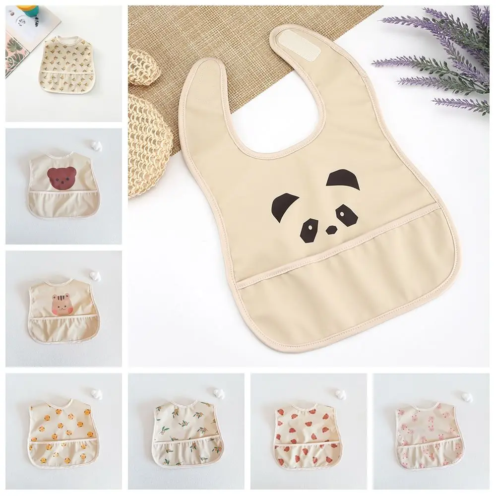 

Cartoon Animal Pattern Baby Feeding Bib Bear Rabbit Baby Drooling Bibs EVA Anti-dirty Saliva Towel Burp Apron Baby Stuff