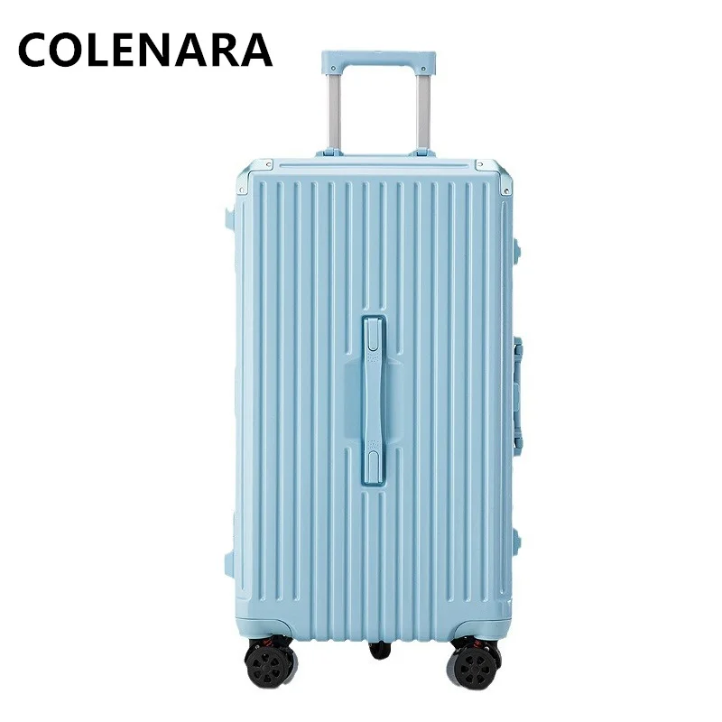 COLENARA 20 "22" 24 "26" 28 дюймов Высококачественный багажный посадочный ящик для ПК большой вместимости чемодан на колесиках универсальный чемодан на колесиках